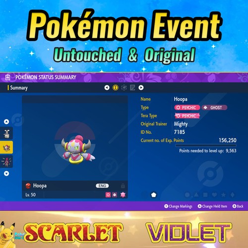 Hoopa event mighty - hoopa, +