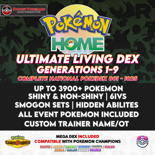 Ultimate living dex pokemon - ultimate,
