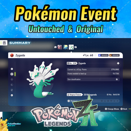 Shiny zygarde event - shiny, ⚫event