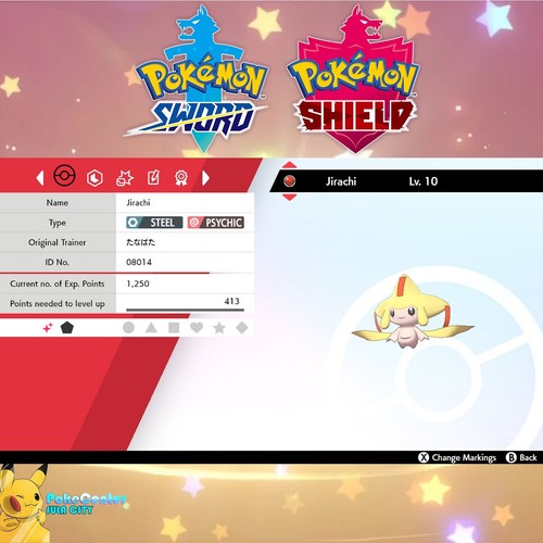Shiny jirachi event - ✨, 🔷event
