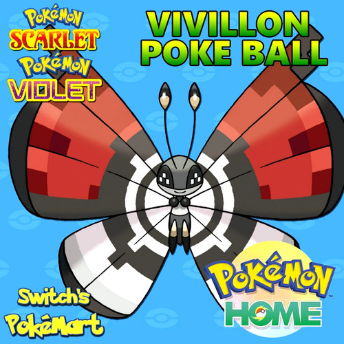 Vivillon pokeball male - ✨,