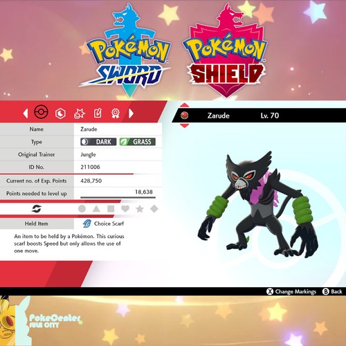 Zarude event pokémon - zarude, 🔷event