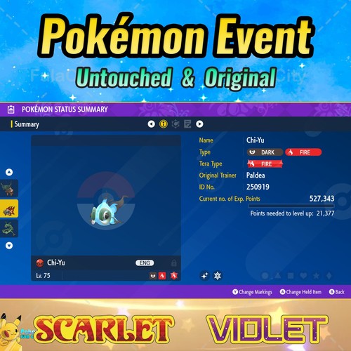 Shiny chi event - ✨, 🟣event