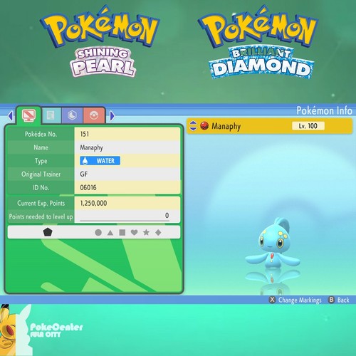 Manaphy event gamefreak - manaphy,