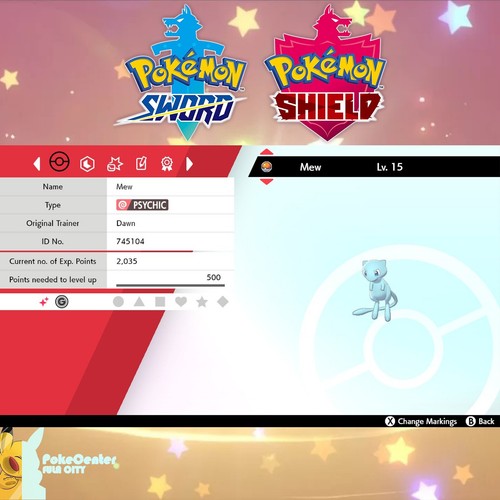 Shiny mew event pokémon - ✨shiny,