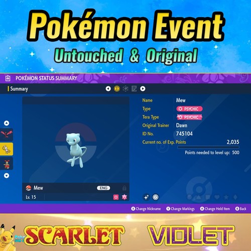 Shiny mew event - ✨event, pokémon