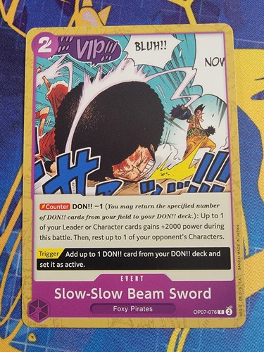Slow beam sword - slow-slow,