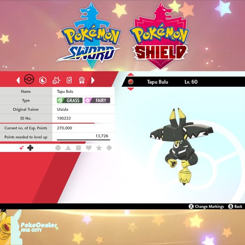 Shiny tapu bulu - shiny, 🔷event