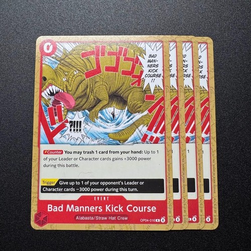 Bad manners kick course - 4x,
