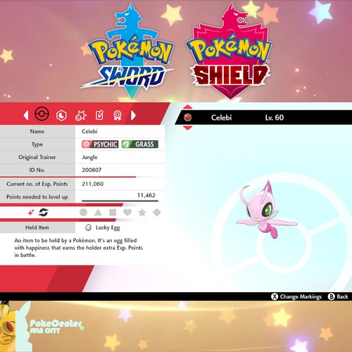 Shiny celebi event - ✨,