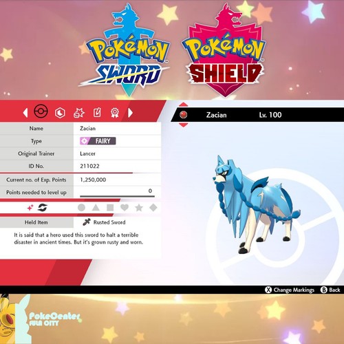Ultra shiny zacian event - zacian, ✨event