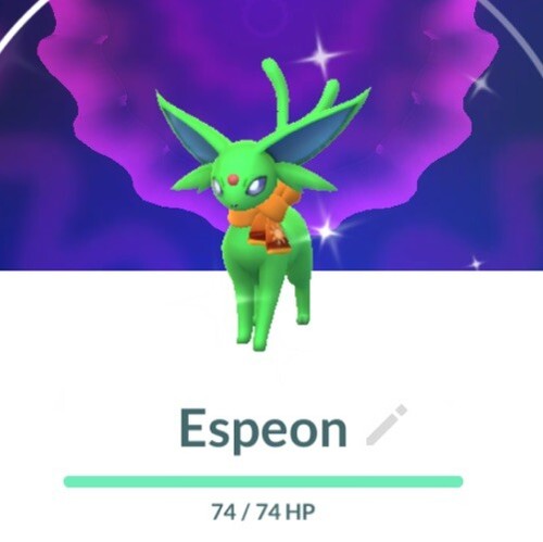 Shiny mentali espeon with - mentali,