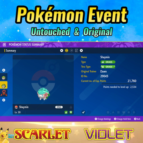 Shiny shaymin event - ✨shiny, 💚event