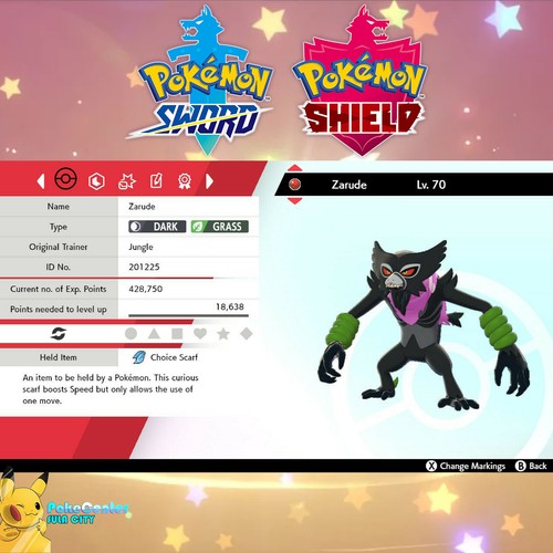 Dada zarude event pokémon - zarude,